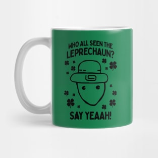 Who All Seen The Leprechaun? - Alabama Leprechaun Meme Mug